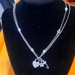 Juicy Couture "Key To My Heart" Necklace